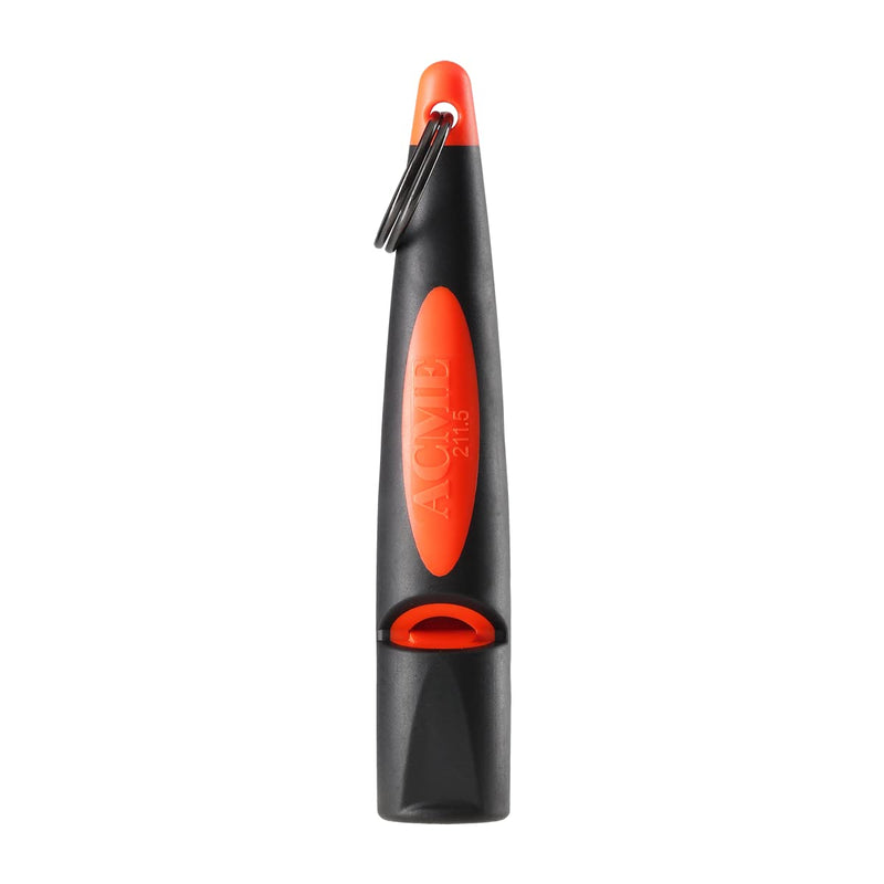 ACME dog whistle No. 211.5 (Update 2023) with FREE pipe tape in matt black | Alpha | Ideal for recall | Long range | Frequency standardized (Black/DG Orange) Black/DG Orange - BeesActive Australia