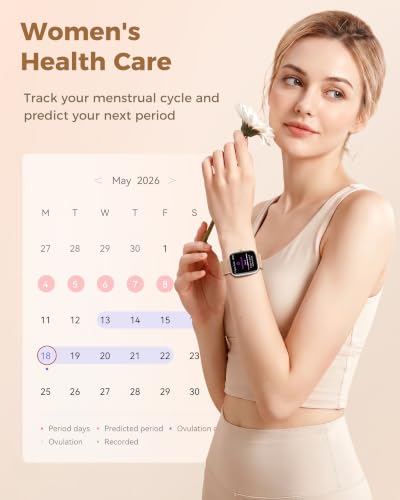 Smart Watches for Women Android/iPhone, Fitness Trackers with Answer/Call Gold