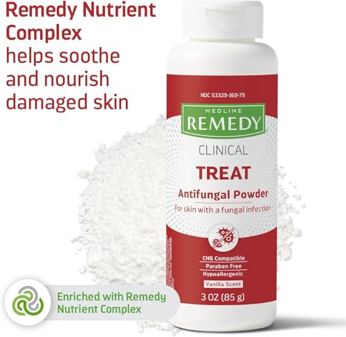 Medline Remedy Antifungal Powder, Phytoplex, 3 oz (Pack of 1)