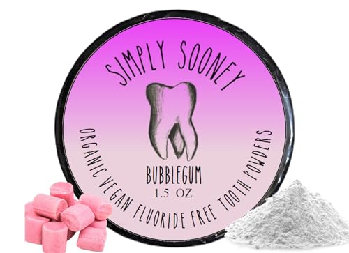 Peppermint and Bubblegum Bundle Vegan Fluoride Free Toothpaste Powder