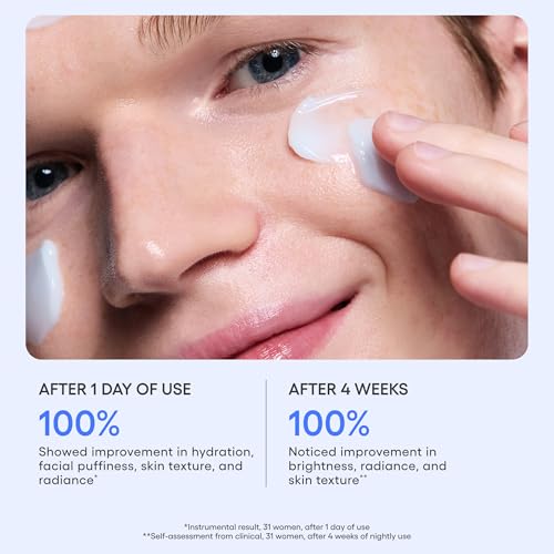 Water Sleeping Mask: Hydrating Korean Overnight Face Mask with Hyaluronic Acid Blend & Niacinamide, for Deep Hydration, Glowing Skin & Barrier Support | Korean Skin Care 2.4 Ounce (Pack of 1)