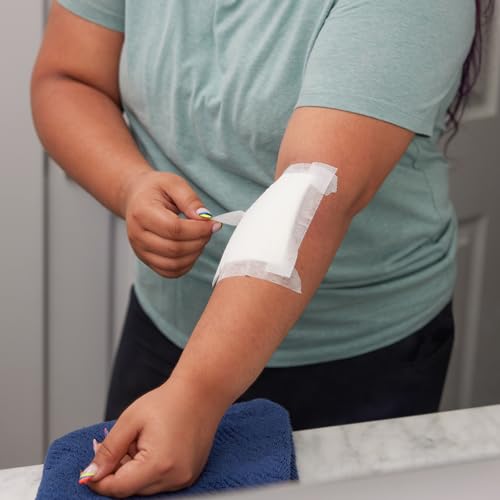 BAND-AID Brand Absorbent Cushion Care Sterile Square Gauze Pads for First Aid Protection of Minor Cuts, Scrapes & Burns, Non-Adhesive, Wound Care Dressing Pads, Large, 4 in x 4 in (Pack of 125) 4x4 Inch (Pack of 125)