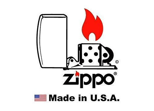 Zippo Lighter- Compass Windproof Lighter Compass Black Matte #Z5449 Compass Z5449