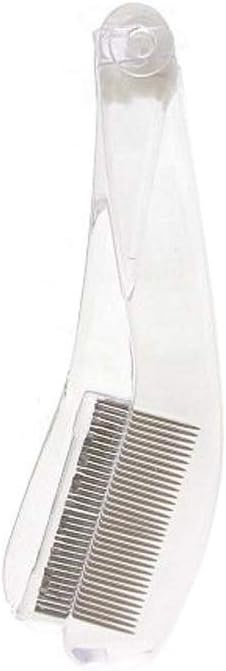 FMK-700(C) Standard Metal 32-PIN Mascara Comb (Bi-Fold Type) (Clear) -  Australia