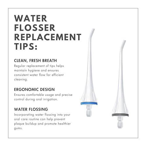 ToiletTree Products Replacement Tips for Poseidon & Professional Oral Irrigator, 12 Pack