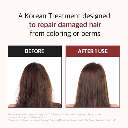 RYO Damage Care & Nourishing Treatment with Korean Ginseng & Caffeine - Deep Conditioning Mask for Repair and Moisturizing, Anti Loss Care, Strengthening hair roots, 10 Fl Oz. Damage Care & Treatment