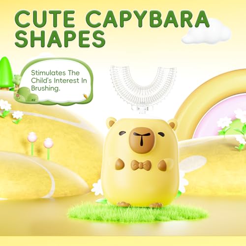 Kids U-Shaped Electric Toothbrush for Capybara