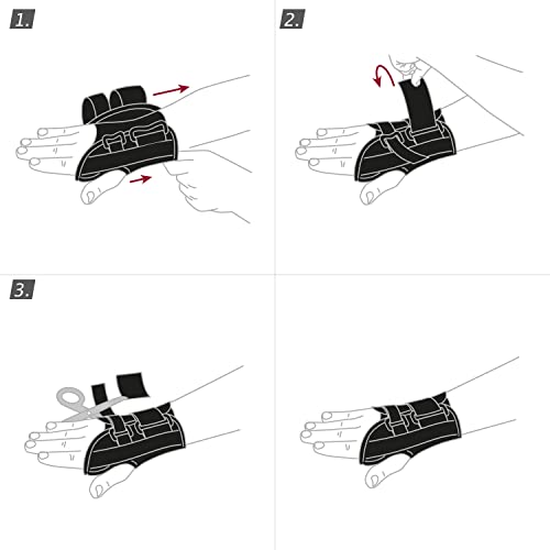 Actimove® Wrist Splint 6″ Right Black Medium