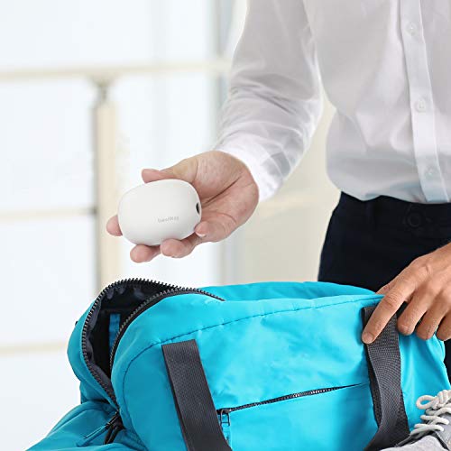 NewWay Mini Toothbrush Cover Rechargeable Travel Toothbrush Case with Holder for Houshold and Traving or Business Trip White
