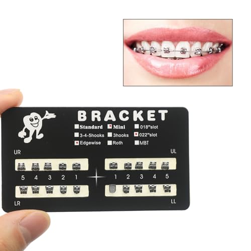 SEAVERRS 200pcs/Pack Mini dental brackets mini roth brackets roth 022 slot bondable,10 pieces per pack 20 pieces per pack. (10 pcs) 10-pcs