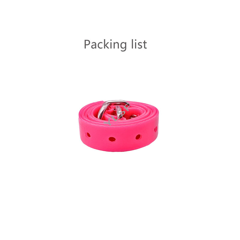 Dog Collar Strap for Most of Electronic Training Shock Collar Receivers-Adjustable Durable Waterproof Odorless 3/4 Inch Collar Replacement for Barking Fence-Pet TPU Collar Strap 1 Pack Pink - BeesActive Australia