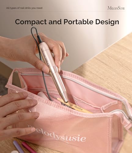 MelodySusie USB Nail Drill PC120I for Gentle Nail Prep A-gold