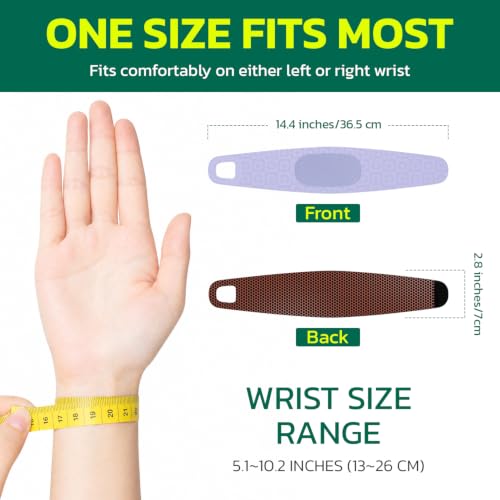 aoFIT Wrist Brace 2 Pack Reinforced Support for Tunnel & Tendonitis Purple