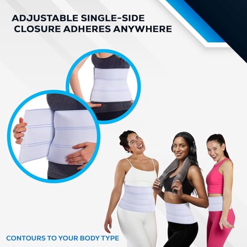 NYOrtho Abdominal Binder Lower Waist Support Belt - Compression Wrap for Men and Women MADE IN USA 3 Panel - 9" High 30-45 Inch (Pack of 1)