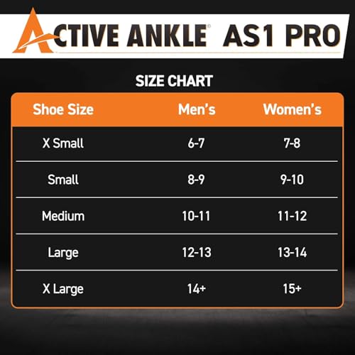 Active Ankle AS1 Pro Lace Up Ankle Brace, White Ankle Support with Laces for Men & Women, Protection & Sprain Support for Volleyball, Rugby, Basketball, Low Profile, White, Medium