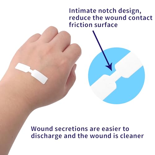120PCs Waterproof Butterfly Adhesive Closure Strips Wound Bandages