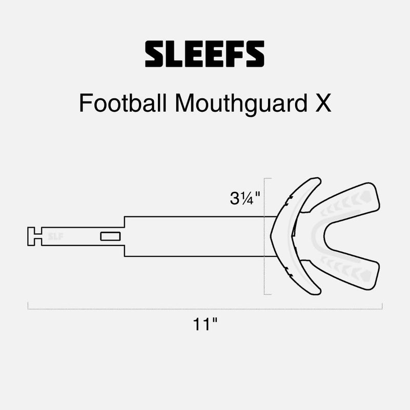 Faith Cross Black X Football Mouthguard - BeesActive Australia
