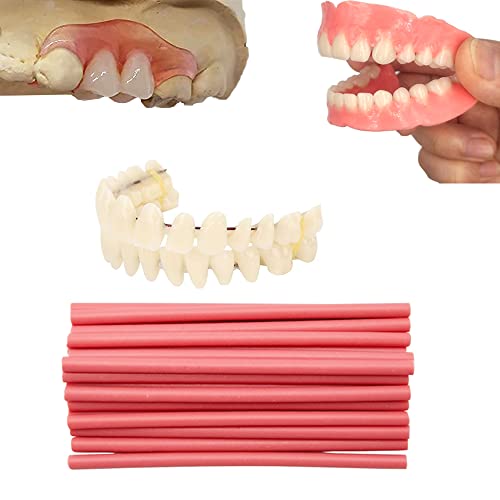 Healthyare Denture Material Kit for Repair Missing Teeth or DIY Full Denture Fake Teeth, Natural