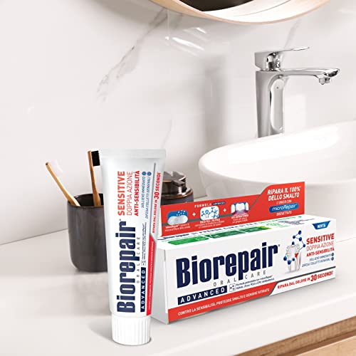 Biorepair Advanced Sensitive Oral Care Toothpaste with microRepair 75ml 2.5fl.oz