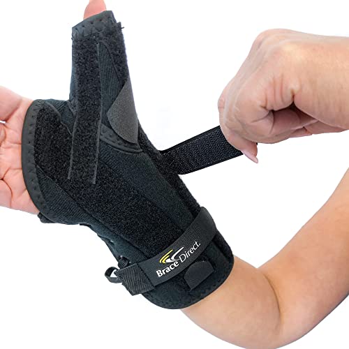 Brace Direct Wrist Brace & Thumb Spica Splint for Carpal Tunnel & Arthritis Left Wrist - Universal