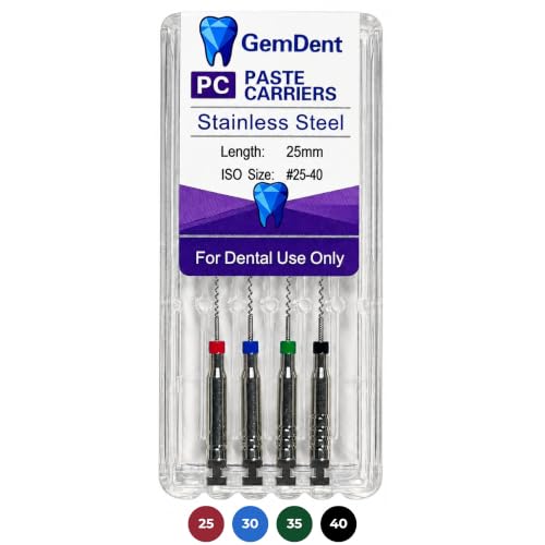 Paste Carriers (Lentulo) Endo, 25 mm Sizes #25–40 Assorted, Pack of 4
