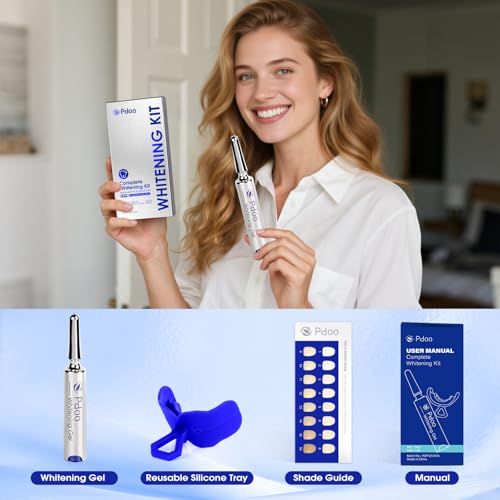 Teeth Whitening Kit - Gel & Mouthpiece Set, Dentist Formulated for Sensitive Teeth