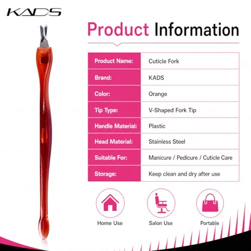 KADS 5Pcs Professional Cuticle Trimmer Cuticle Pusher Cuticle Knife Remover Dead Skin Practical Nail Art Tools
