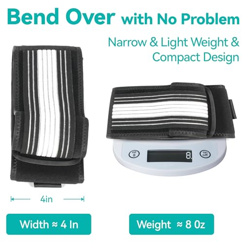 Lightweight Back Brace for Lower Back Pain Under Clothes - Relief from Sciatica, Spinal Stenosis & SI Joint Hip Pain - Breathable & Adjustable Lumbar Support Belt for Work and Exercise for Women & Men XL X-Large