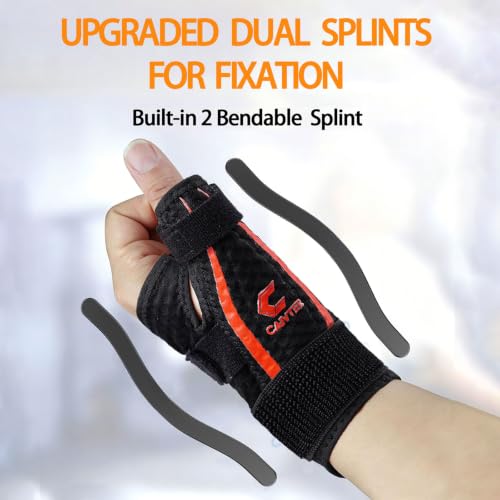 Thumb Brace Right or Left Hand Trigger Thumb Spica Splint Stabilizer Black Hot Pink One Size