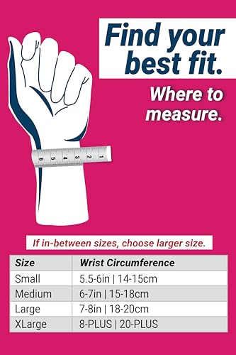 OS1st WS6 Performance Wrist Sleeve (Single Sleeve) for Carpal Tunnel, Wrist Pain, Wrist Strain and Arthritis Medium (Pack of 1) Black