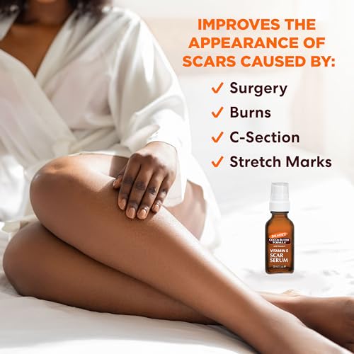 Palmer's Cocoa Butter Scar Serum with Vitamin E, Fragrance Free (1 Oz)