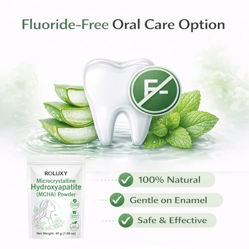 100% Pure Microcrystalline Hydroxyapatite Powder 45g (1.59 oz) | Non-Nano Micro crystalline hydroxyapatite Powder for Teeth | DIY Formulations | unflavored Mcha Crystals 45g (1.59oz)