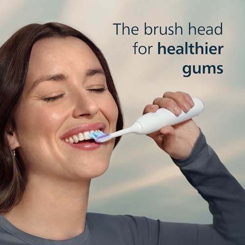 Philips Sonicare G3 Two-in-One Brush Heads, 4-Pack, 1 Year Supply, White 1 Count (Pack of 4)