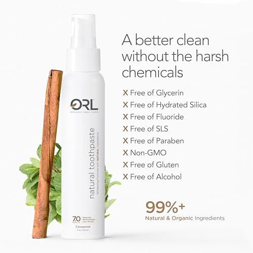 ORL Family Bundle – Fluoride-Free Hydroxyapatite Toothpaste Set | 1 Cinnamint + 1 Bubblegum (4 oz Each) | Non-Nano Hydroxyapatite, Organic Xylitol, Helps Strengthen Teeth & Prevent Cavities | Made in