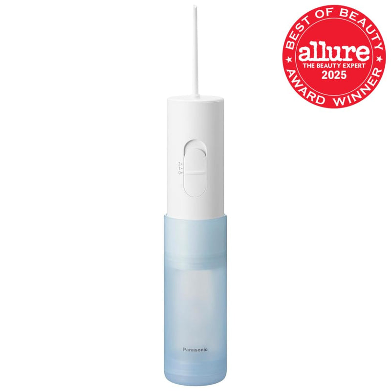 Panasonic Water Flosser for Travel, Cordless Portable Oral Irrigator with Two Water Pressure Settings, Collapsible Water Tank - EW-DJ11-A - BeesActive Australia