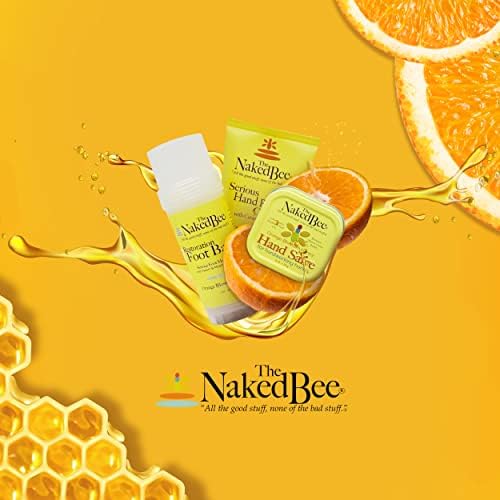 The Naked Bee Foot Balm for Restoration Heel (2 oz) Orange Blossom Honey Foot Balm - Intensive Repair & Cracked Heel Treatment - Deeply Moisturizing & Nourishing for Dry, Tired Feet 1 Ounce (Pack of 1) - BeesActive Australia