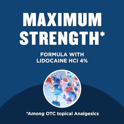 Gold Bond Medicated Maximum Strength Pain & Itch Relief Cream, Lidocaine 1.75 Ounce (Pack of 1) New Packaging