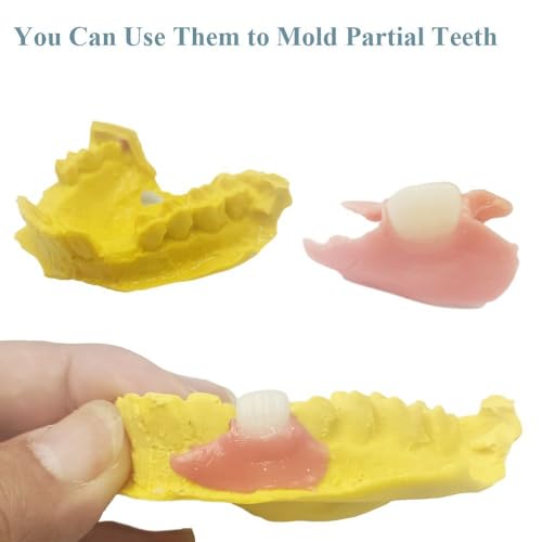 Fake Teeth-DIY Dentures-Customizable Denture Solution for Fixing the Missing and Broken Tooth,Create Your Perfect Smile at Home