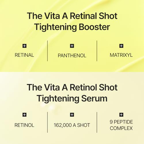 celimax The Vita A Retinal Shot Tightening Booster (Global Set, 1.61 fl.oz) 1.6 Ounce (Pack of 1)