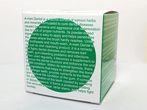 Total Oral Care & Specific for Gingival Recession, Periodontitis, Loose Tooth, Gum Pain, Tooth Sensitivity, Tooth Whitening, Oral Refreshment etc. 100% Organic Plant Powder. Made in USA