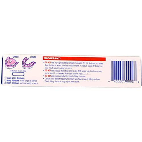 Fixodent Free Denture Adhesive Cream 2.40 oz (Pack of 4) 2.4 Ounce (Pack of 4)