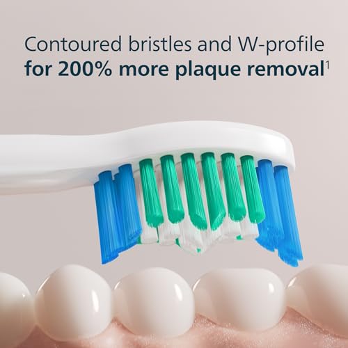 Philips Sonicare C1 SimplyClean Brush Heads, 6-Pack, 18 Month Supply, White 1 Count (Pack of 6)