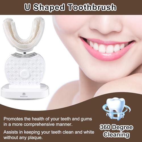 U-Shaped Ultrasonic Electric Toothbrush for Adults Full Mouth Clean