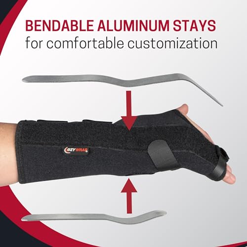 Boxer Fracture Hand Splint for 4th & 5th Metacarpals (Left Hand) Regular Left-Hand