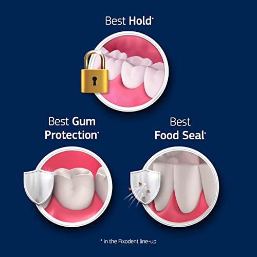 Fixodent Professional Ultimate Denture Adhesive Cream for Full and Partial Dentures, 1.8 oz, 4 Pack (Pack of 4)