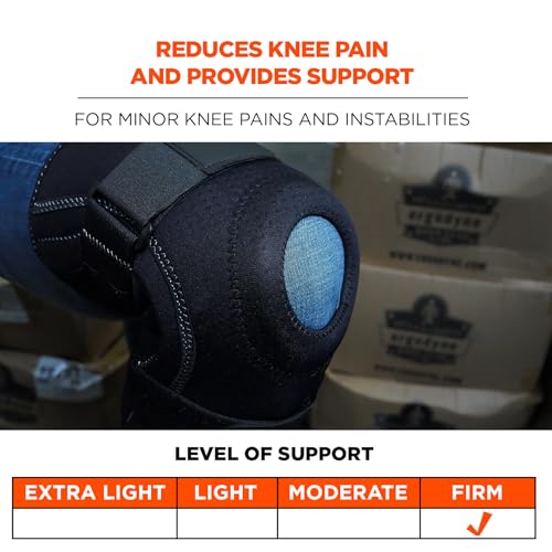 Ergodyne ProFlex 620 Knee Sleeve, Black, XX-Large With Stays 2X-Large