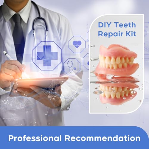 Do It Yourself Denture Fake Teeth Top and Bottom Temporary Teeth, Easy and Convenient, DIY Denture Kit,Customizable Denture Solution,Tooth Repair kit，Fake Teeth repair-250625-6
