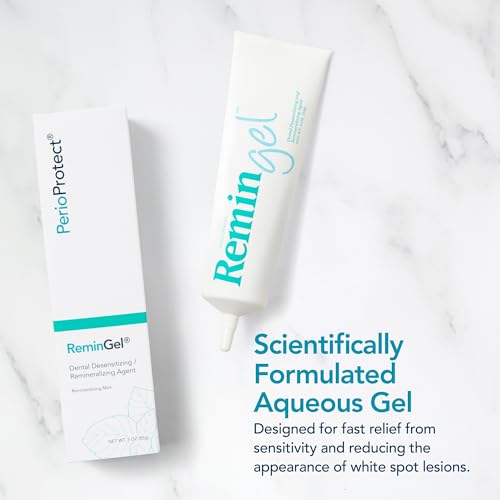 ReminGel Hydroxyapatite Tooth Remineralization Gel - Strengthen Enamel, Repair Teeth & Reduce Sensitivity - Fluoride-Free Remineralizing Treatment for Tooth Decay Prevention