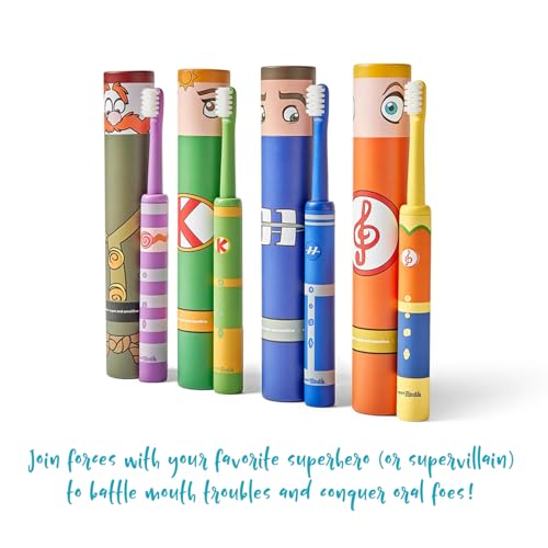 SuperMouth Sidekick Sonic Toothbrush, Rechargeable, Kids 6+, Melo-D