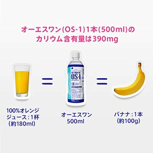 [HLS] Otsuka Pharmaceutical Factory Oral Rehydration Solution OS-1 OS-1 Apple Flavor 500ml x 6 bottles Comes with HLS original pocket tissue - BeesActive Australia